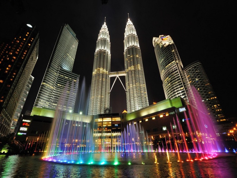Kuala Lumpur Malaysia at night